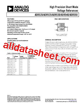 ADR530BRT R2 Datasheet PDF Analog Devices