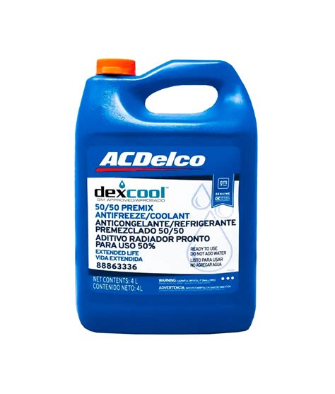 REFRIGERANTE ACDELCO 50 DEXCOOL EXTENDED LIFE ANTIFREEZE