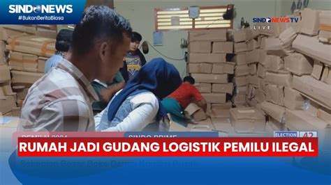 Ditemukan Rumah Jadi Gudang Logistik Pemilu Ilegal Di Gunungsitoli