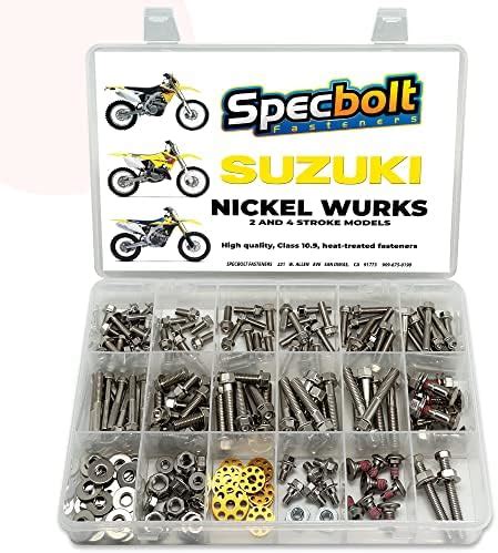 Amazon 250pc Specbolt Suzuki RM Two Stroke Bolt Kit For