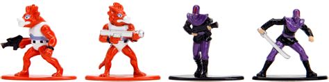 Wojownicze Żółwie Ninja zestaw metalowych figurek nano metalfigs 18