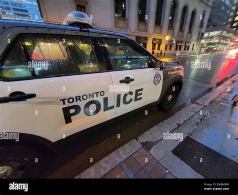 Canada Th Jan A Toronto Police Vehicle Is Shown Parked On