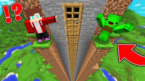 JJ And Mikey Found A LONGEST DOOR In Minecraft Maizen Minecraft Videos