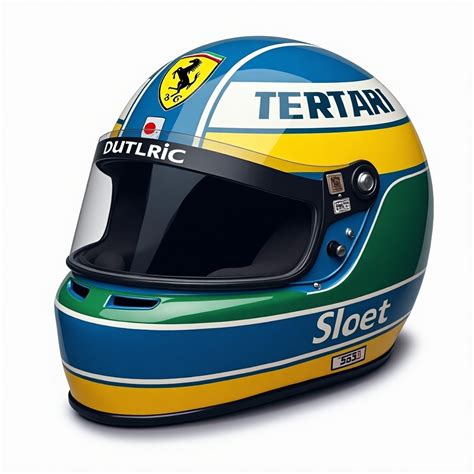 1980s F1 Racing Helmet Design Stable Diffusion Online