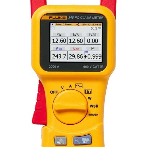 Fluke 345 Power Quality Clamp Meter Fluke 345 Clamp Fluke 2584181