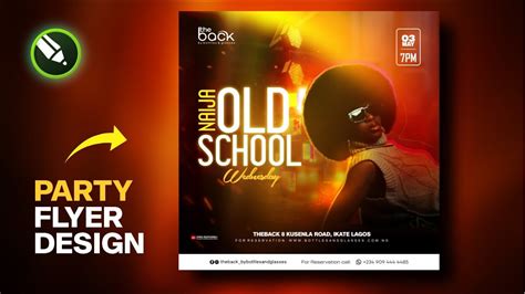 How To Design A Party Club Flyer Coreldraw Tutorial 💥🔥 Youtube