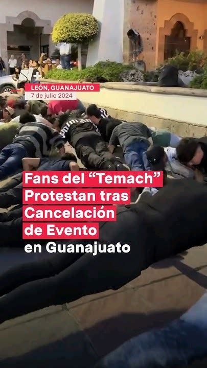 Fans De El Temach Protestan Y Hacen Lagartijas Tras Cancelación De Evento En León Nmas