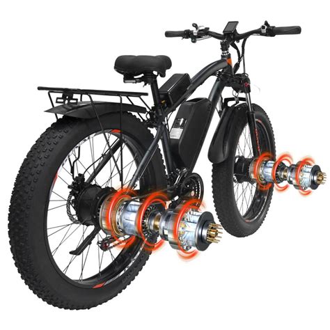 Bicicleta El Ctrica Gunai Gn W Dual Motor V Bater A Ah