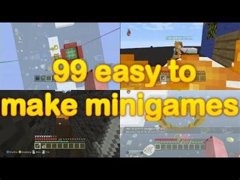 Minecraft - 99 easy to make minigames (3 easy to make minigames SUPER ...