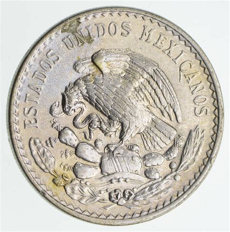 Mexico 20 Pesos Guadalupe Victoria Golden Eagle Snake Coin