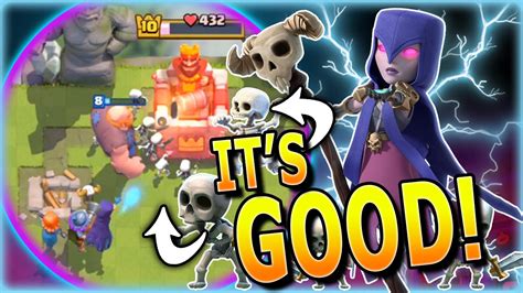 Giant Witch Deck For Legendary Arena Clash Royale Giant Witch Strategy In Arena 9 Youtube