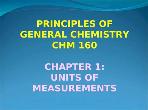 Ppt Chapter Units Of Measurement Dokumen Tips