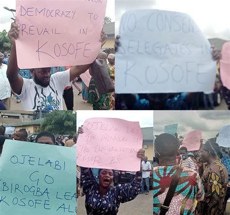 Primaries Apc Protesters Storm Lagos Secretariat Over Alleged