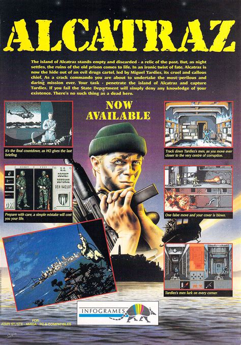 Atari ST Alcatraz : scans, dump, download, screenshots, ads, videos ...
