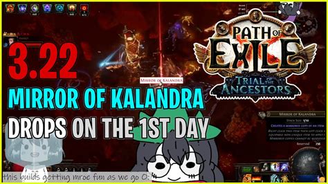 Poe Frangible Mirror Of Kalandra Drops On The St Day Youtube