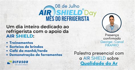 AIRSHIELD DAY na DIFUSOR Presencial em Nova Iguaçu Sympla