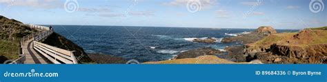 Panorama of Phillip Island Nature Park at the Penguin Parade Stock Photo - Image of located ...