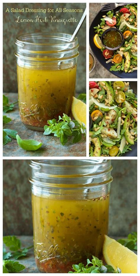 Lemon Herb Vinaigrette Recipe Homemade Salads Lemon Herb Salad