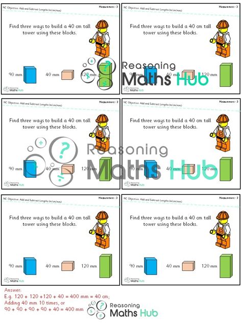 Add And Subtract Lengths Master The Curriculum