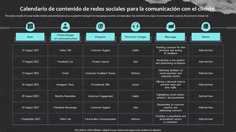 Las 10 Mejores Plantillas De Calendario De Contenido De Redes Sociales