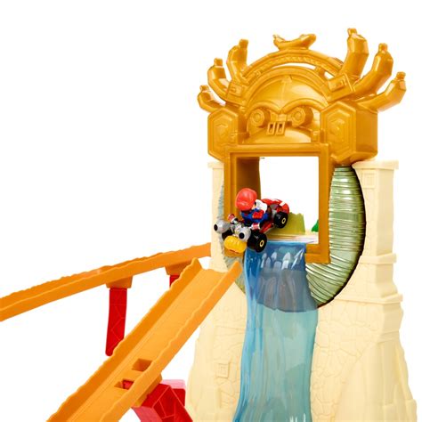 Hot Wheels Super Mario Movie Jungle Kingdom Raceway Playset Smyths Toys Uk