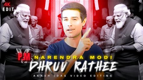 Dhruv Rathee V S Narendra Modi K Edit Happy Nation Song Godi Media