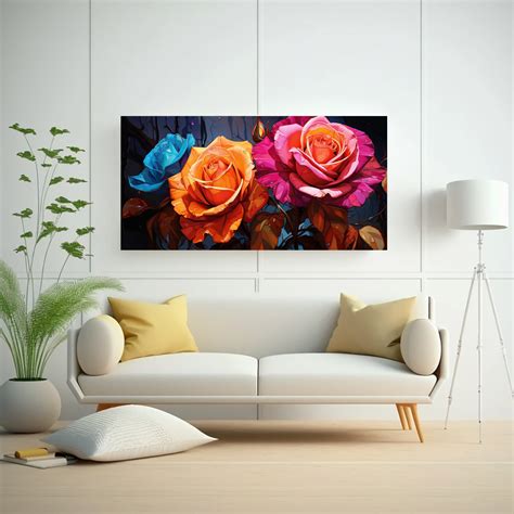 Ripley Pinturas Decorativas De Flores H Bridas De T Rosas De Alta