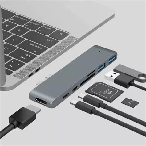 Adaptador Usb C Hub Thunderbolt 3 Hdmi Para Macbook Pro Air MercadoLibre