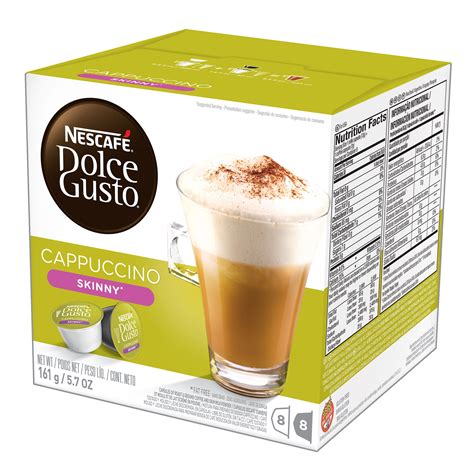 NESCAF Dolce Gusto Coffee Capsules Skinny Cappuccino 48 Single Serve