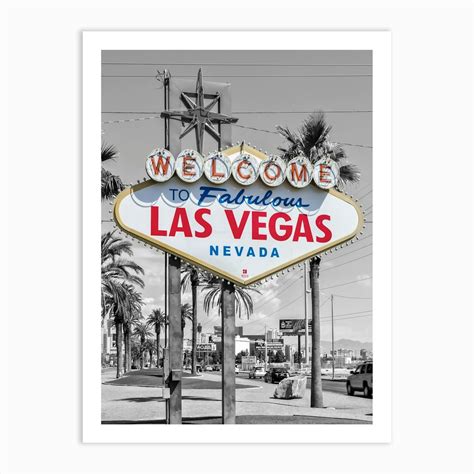 Las Vegas Sign Art Print by Melanie Viola - Fy