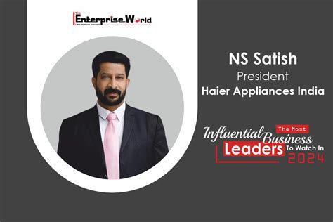 Ns Satish Fostering Innovation And Sustainability The Enterprise World