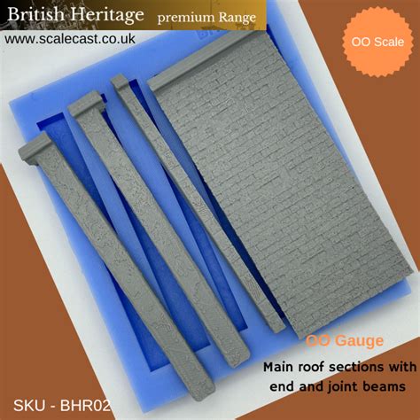 Bhr British Heritage Main Roof Sections Beams Oo Scale