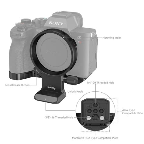 Smallrig Rotatable Horizontal To Vertical Mount Plate Kit For Sony