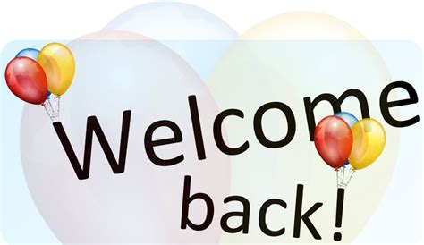 Collection Of Png Welcome Back Pluspng