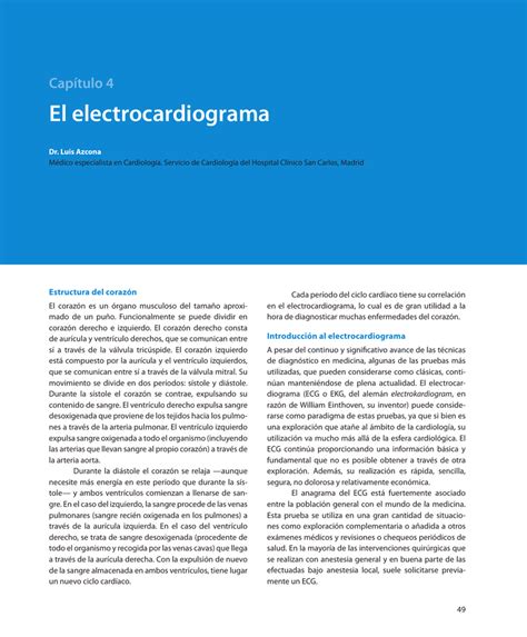 El Electrocardiograma