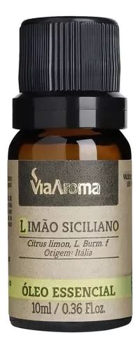 Aceite Esencial De Limón Siciliano 10 Ml Via Aroma Mercadolibre