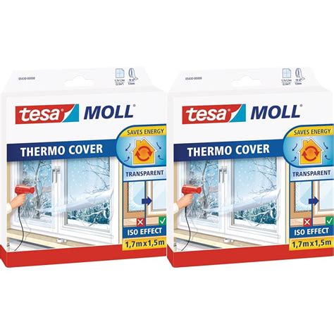 Tesamoll Thermo Cover Fenster Isolierfolie Transparente Isolierfolie