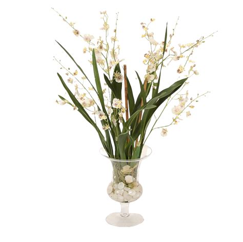 Primrue Oncidium Orchid Floral Arrangement In Vase Wayfair