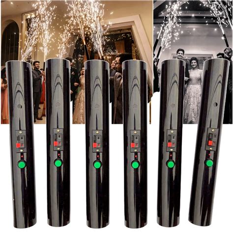 Pcs Hand Held Pyro Shooter Pyrotechnic Cold Spark Firing System