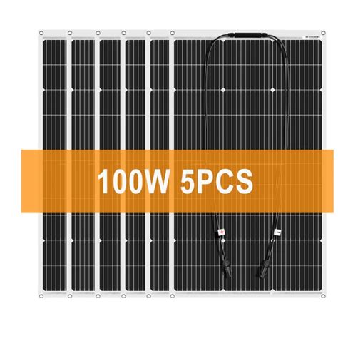 1000W Solar Panel Kit And 300w 200w 100w Flexible Solar Panels 12v 24v