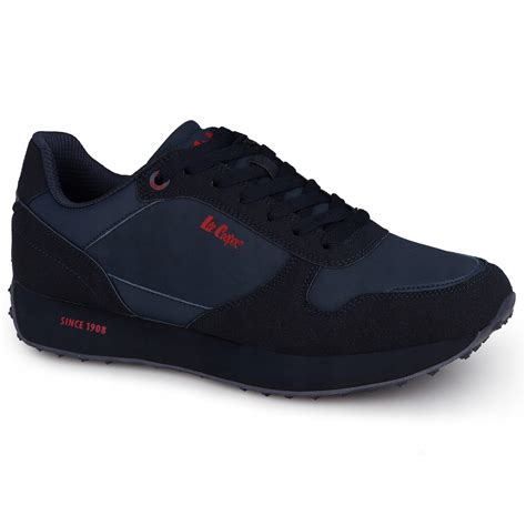 Buty sneakersy męskie Lee Cooper Navy GRANATOWY LCW 24 03 2336