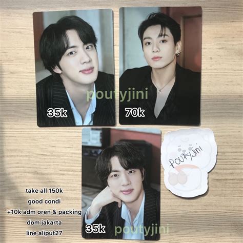 Jual Official Mini Photocard BTS MPC PTD Permission To Dance Jin