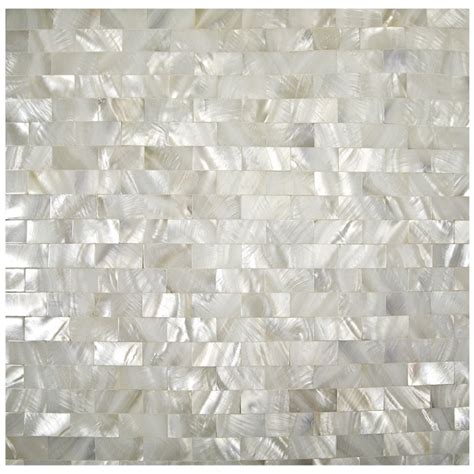 Mother Of Pearl Tile Fresh Water Shell Tiles Seamless Subway Wall Tiles