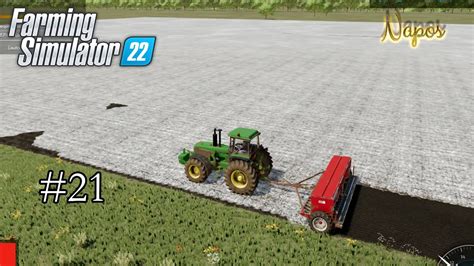 Seeding The New Massive Field New Planter Trailer FS 22 Survival