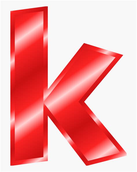 Effect Letters Alphabet Red Red Letter K Png Transparent Png