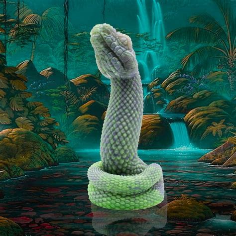 Nathara The Serpent Dildo Snake Dildo Fantasy Dildo Etsy Uk