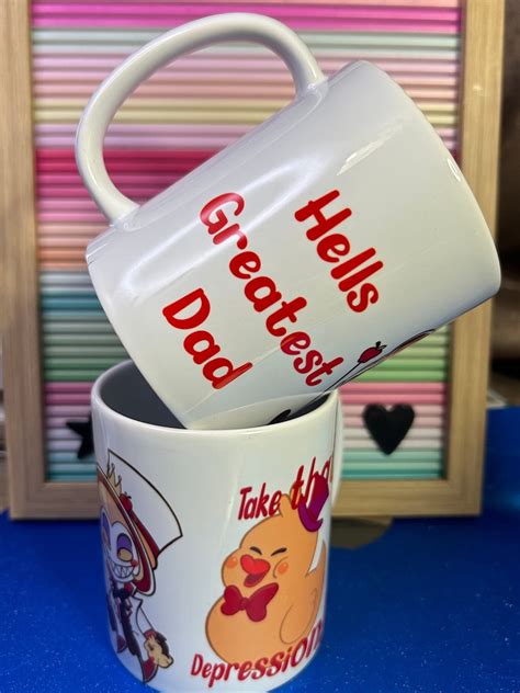 Hazbin Hotel Hells Greatest Dad Lucifer 11oz Mug Etsy UK