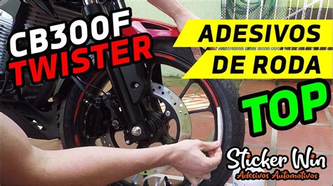 CB300F TWISTER 2023 ADESIVOS FRISOS DE RODA INTERNO DE RODA