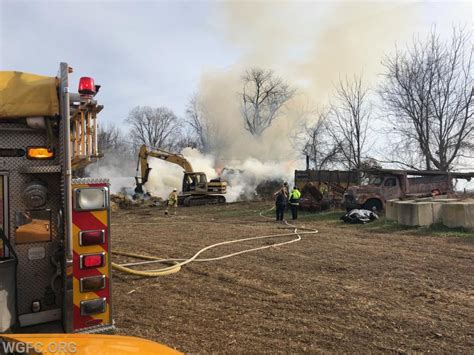 Hay Bale Fire In London Grove West Grove Fire Company