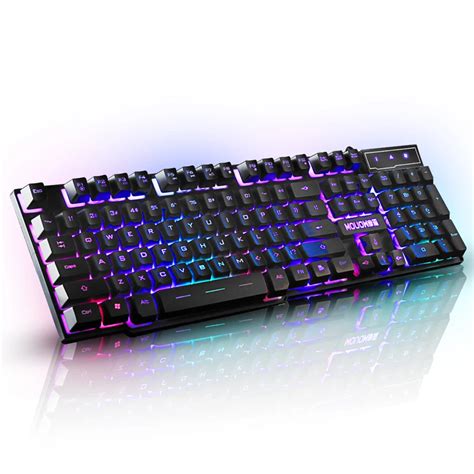 Mouow Wired Backlit Illuminated Multimedia Ergonomic Usb Gaming